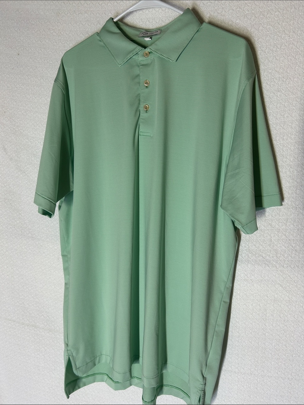 Peter Millar Light Mint Green Golf Polo